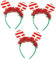 BELLIFFY 9stücke Teiliges Festliches Haarband Chicem Geweih-design Für Weihnachten Haarschmuck-accessoires Für Junge Mädchen Und Junge Mädchen Bei Festen Und Partys