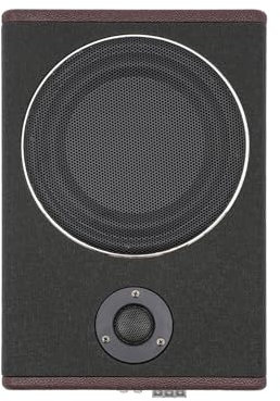 LOIRIIC 8“ Ultra Slim Active Car Subwoofer Under-Seat Powered Subwoofer Speaker Audio Sub Bass Box 600w Compact Underseat Bass with Amplifier, Flat Car Underseat Audio Sub Bass Box