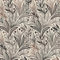 Papier Peint Adhesif Jungle,44 x 300cm Papier Peint Adhesif Marron et Noir Papier Peint Fleur Feuille Abstrait Papier Autocollant Papier Peint Botanique Papier Peint Adhesif pour Meuble Chambre,Salon