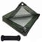 Bâche en tissu imperméable 4 x 6 m avec anneaux gravés, 120 g/m², bâche de protection pour camion, résistante aux intempéries, à la poussière, aux UV, à la déchirure, pour meubles de jardin, piscine,