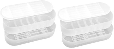 Alipis 2pcs Box Battery Organizer Battery Storage Case Multi-functional Storage Box