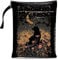Black Cat Book Sleeve, Waterproof Book Cover with Zipper & Front Pocket, Washable Fabric Pouch Bag for for Book Lovers Women Literary Classmate Friend Gifts