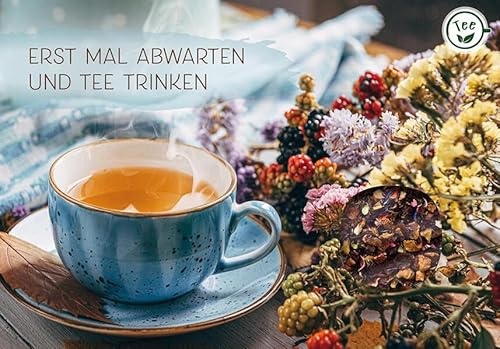 Erst mal abwarten und Tee trinken: Teekarte mit Sichtfenster (Gemeinsamzeit statt Krimskrams)