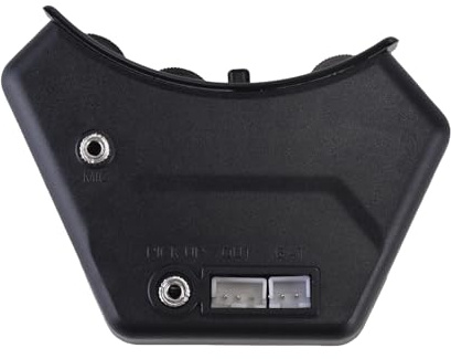 Generic Sound Hunter Micro de Rosace de Guitare Acoustique Piézoélectrique Actif pour Guitare Folk en Plastique Noir 2 Modes de Micro