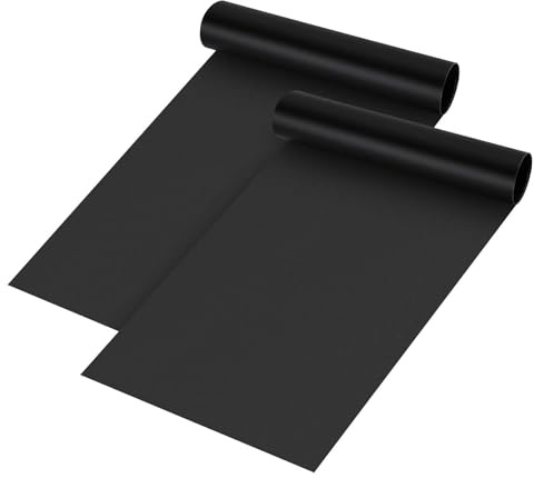 Hejo 2 Stück Ofeneinlagen, Antihaft Grill Matte Backmatte 40 x 60cm | Dauerbackfolie für Backofen, Backpapier Wiederverwendbar, Zuschneidbar, Backofen Schutzmatte für Elektro- und Gasbackofen