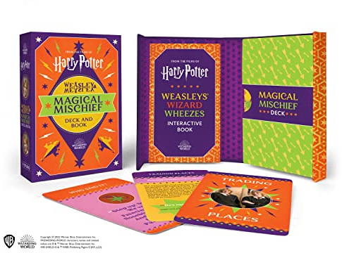 Harry Potter Weasley & Weasley Magical Mischief Deck and Book