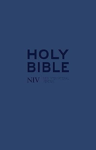 NIV Tiny Navy Soft-tone Bible with Zip (New International Version)