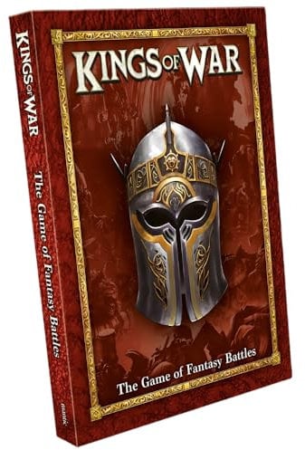 Mantic Kings of War Regelbuch 3. Auflage (2022), Rot, Größe L