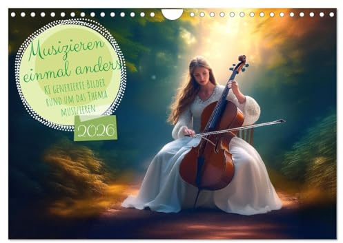 Musizieren einmal anders (Wandkalender 2026 DIN A4 quer), CALVENDO Monatskalender: Dieses Kunstwerk präsentiert eine Vielzahl von beeindruckenden, von ... Weise interpretieren. (CALVENDO Orte)