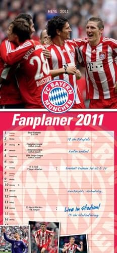 FC Bayern München 2012. Fanplaner: Mit Schulferien. 3 Spalten
