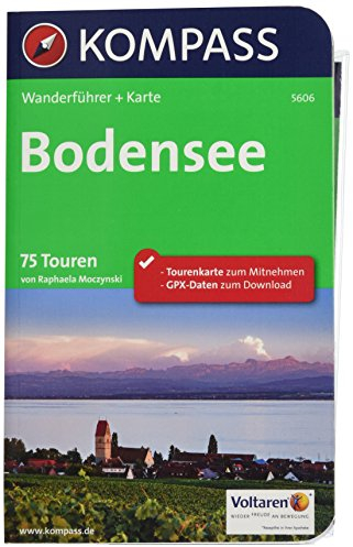 KOMPASS Wanderführer Bodensee: Wanderführer mit Extra-Tourenkarte 1:75.000, 75 Touren, GPX-Daten zum Download.