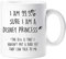 I AM 99.9% SURE I Am A Princesa Disney Taza Daughter Sister AMIGO Taza Cumpleaños Regalo Navidad