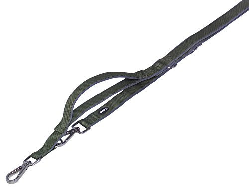 Nobby Führleine mit Kurzführer Classic Preno Royal, olivgrün L: 200 cm, B: 25/35 cm, 1 Stück