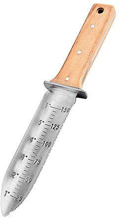 Wandeli Hori - Cuchillo de jardín de Acero Inoxidable para jardinería, Amarillo