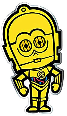 Star Wars C-3PO Emaille-Anstecker.
