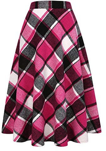IDEALSANXUN Jupe classique pour femme, Small