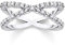 THOMAS SABO Ring Kugeln mit weißen Steinen silber 925 Sterling Silber TR2318-051-14-56