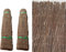 ADO - Rollo Brezo Ecológico Oscuro | Ocultación Total Jardín y Balcón | Duradero y Resistente | 1,5m Altura x 3m Longitud, 2800 g/m2 (2- Brezos)