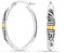 LeCalla Schmuck aus 925er Sterlingsilber, leicht, zweifarbig, O-Form, antike Bali-Creolen für Damen und Teenager, 30 mm