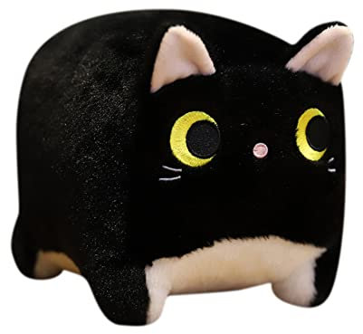 Plüschtier Katze Quadratische Katzenpuppe Plüsch Spielzeug, Plüschtier Kuscheltier Stofftiere Katzen Kissen Kätzchen, Süße Kissen Puppe Spielzeug Geschenk für Kinder Freundin