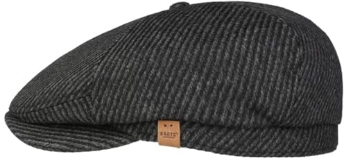 Barts Herren Jamaica Cap Zeitungskappe, 0001-BLACK, 58