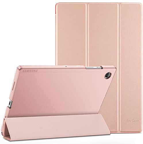 ProCase Hülle für Galaxy Tab A8 10.5”(SM-X200/ X205) 2022 Dreifach Falt Klapp Schutzhülle Case Ultra Dünn Leicht Ständer Schale Smart Cover mit Translucent Frosted Rückhülle (Roségold)