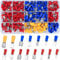 Vwoqiy 280 Piezas Terminales Eléctricos, Conectores de Cable Eléctricos, Terminales Aislados Eléctricamente, Conectores Macho/Hembra Aislados Crimp Terminal Pala y Horquilla(tricolor 280)
