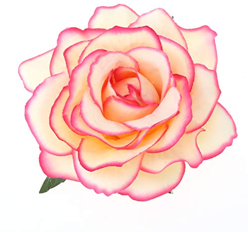 OSALADI 2 1 Barrette à Cheveux Roses Accessoires De Cheveux Rouges Pour Femmes Pinces Pour Femme Broche Grand Épingles à Cheveux Fleur Jaune Homme Bec De Canard Mexique