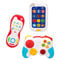 ColorBaby - Ensemble de télécommandes avec téléphone bilingue (PLAYGO) avec lumières et Sons, Multicolore (46904)