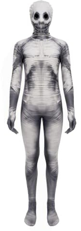 TOPOQ Halloween Zombie Costume Mummy Death Costume for Kids Adults Skeleton Costume Scary Zombie Mask Mummy Costume Set