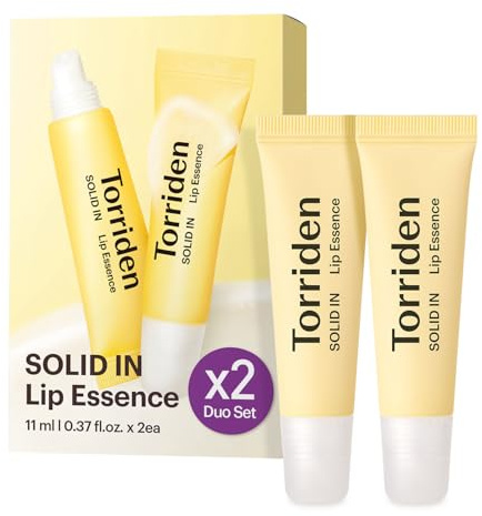 Torriden SOLID IN Ceramid Lip Essence 11ml x 2 (2er-Pack) | Feuchtigkeitsspendende Lip Essence für glänzende, vollere und strahlende Lippen | Koreanischer Lippenbalsam