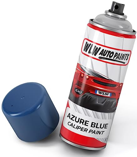Xtremeauto Brake Caliper Spray Paint - High Temperature Brake Caliper Paint, 400ML Gloss Brake Callipers Aerosol Break Calipers Paint (Azure Blue)
