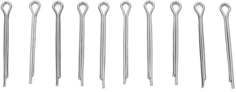 Agatige Splint Stahl Splintverschluss, Fahrrad-Scheibenbremsbeläge Sicherungsstifte, 10 Stück/Satz Fahrradbremsen-Sicherungsstifte Edelstahl-Bremsbelag-Sicherungsstift Fahrrad-Split-Sicherungsstift