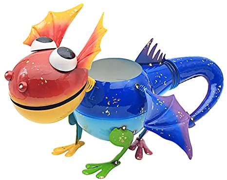 Lesser & Pavey Plant Pot, Metal, Multicolour, Approx 9 inches Tall by 16 inches Long