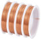 SUNNYCLUE 10M Copper Wire 1mm 18 Gauge Jewellery Beading Craft Wire - Tarnish Resistant Rose Gold Bendable Metal for Making, Wrapping, Sculpting