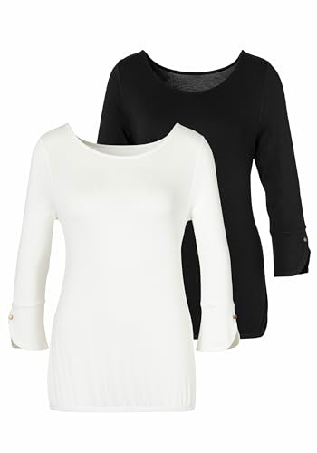 VIVANCE Damen 3/4-Arm-Shirt