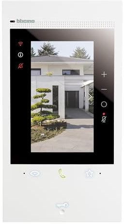 BTICINO, Flex‘ONE-Set Classe 300EOS with Netatmo + Sfera N&D, erste smarte Wi-Fi-Video-Innenstelle mit integrierter Alexa, 5-Touchscreen, App Home+Security, 2-Draht-Technik, 363919