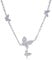 Evensee Schmetterling Halskette Damen Silber 925, Ketten Mit Mehreren Butterfly Anhängern, 925 Sterling Silber Chain, Modischer Schmuck Collier, Geschenk für Frauen und Mädchen