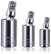 LEONTOOL Lot de 3 douilles universelles de 6,35 mm, 9,5 mm, 1,27 cm, ensemble de douilles universelles à impact, en acier CR-V, rotation à 360 degrés, pour entretien automobile et clé