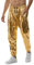 Herren Metallic Hose Glänzend Jogger Casual Holographische Farbe Streetwear Hosen Hip Hop Mode Glatte Elastische Hosen Jogginghose 80er 90er Jahre Lack Leder Wet Look Hip Hop Clubwear Rave