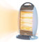 Homelux Heizstrahler 3 Heizstufen Halogen Heizgerät, Oszillierendes Halogen Heizung,1200W, Kein Rauschen, Sicherheit Schutz