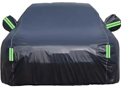 abdeckplane Auto Für Chery Für 5X Für Tigoo Für 4 Pro Sommer Volle Auto Abdeckungen Outdoor Sonne Kühlung Auto Abdeckung Auto abdeckplane(Black)