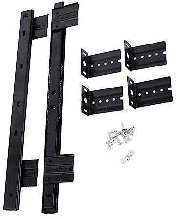 Operitacx Rail Tiroir Coulissant Glissière Pour Bureau Avec Roulement à Billes Support De Fixation Sous Bureau Rail De Tiroir Pour Clavier