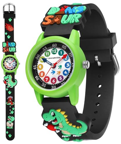 caprock Armbanduhr KinderJungen Mädchen Analoge Quarzuhr 3 bis 12 Jahren