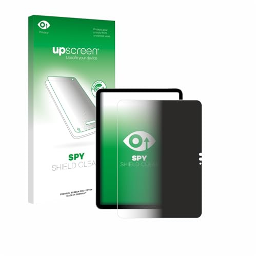 upscreen Anti-Spy Blickschutzfolie für Apple iPad Air 11 M4 2026 (Hochformat) Made in Germany, Privacy Displayschutz-Folie [Blaulichtfilter]