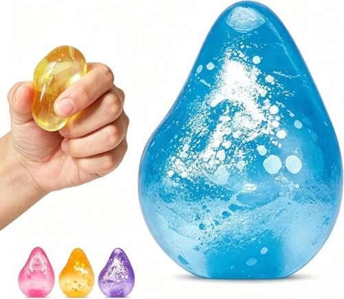 Wassertropfen Squishy, Antistressball, Tropfen Quetschspielzeug, Farbverläufe Wassertropfen Squishies, Water Drop Squeeze Squishy Anti Stress Bälle, Stressbälle Fidget Toy Stressabbau