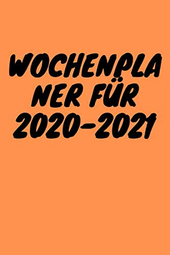 Wochenplaner für 2020-2021
