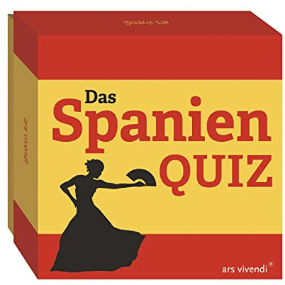 Das Spanien-Quiz - Box mit 66 Spielkarten und Anleitung