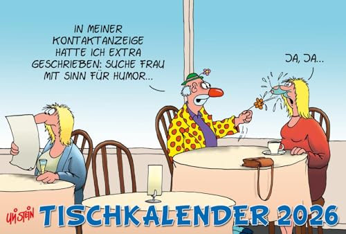 Uli Stein Tischkalender 2026: Monatskalender zum Aufstellen: Ideal für den Schreibtisch (Uli Stein Kalender 2026)