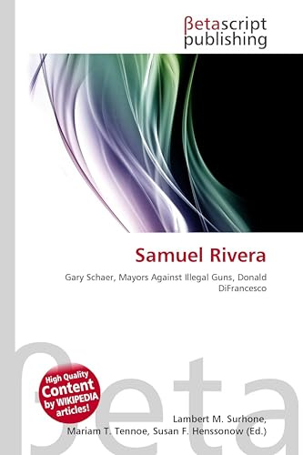 Samuel Rivera: Gary Schaer, Mayors Against Illegal Guns, Donald DiFrancesco